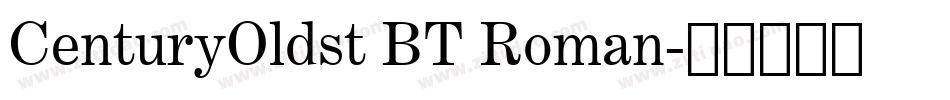 CenturyOldst BT Roman字体转换